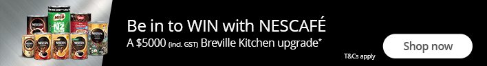 Be in to Win a $5000 (incl. GST) Breville Kitchen upgrade* with Nescafe