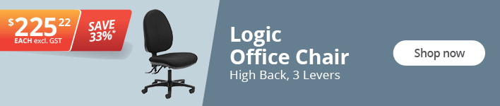 Save 33%* on Logic Task Chair 3 Levers High Back Black. Shop now.