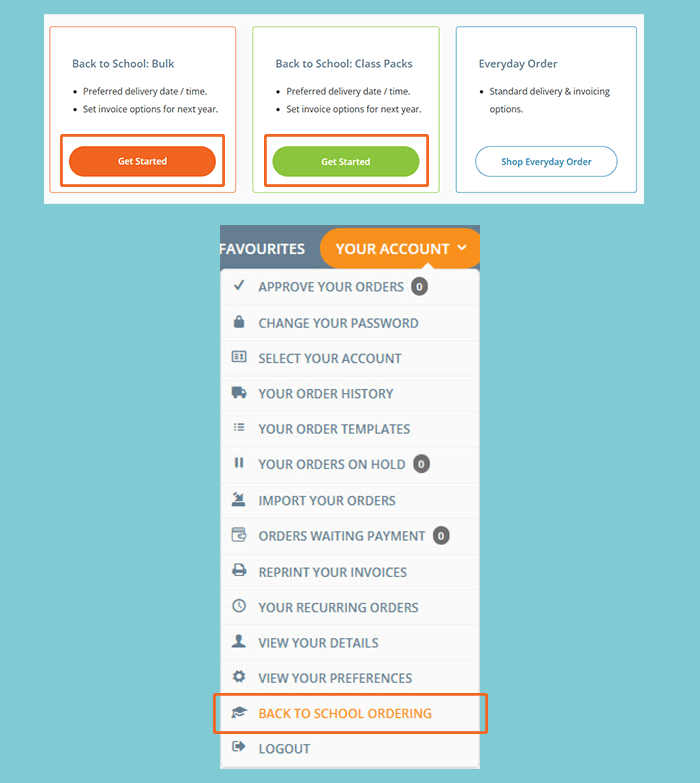 Login to Back to School