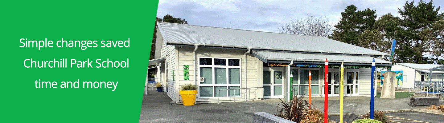 How simple changes saved Churchill Park School time and money