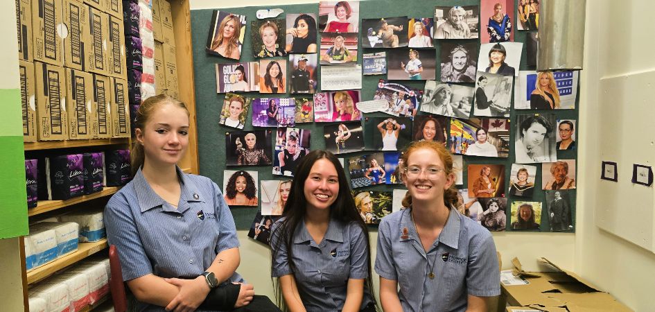 Z Club members in the the Period Products Office