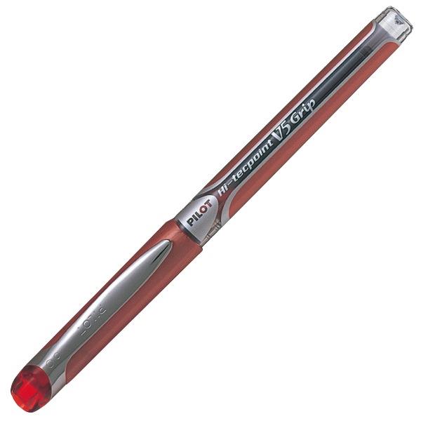 Roller Ball Pens Pilot V5 Rollerball Pen, Extra Fine Tip, Red 1018493