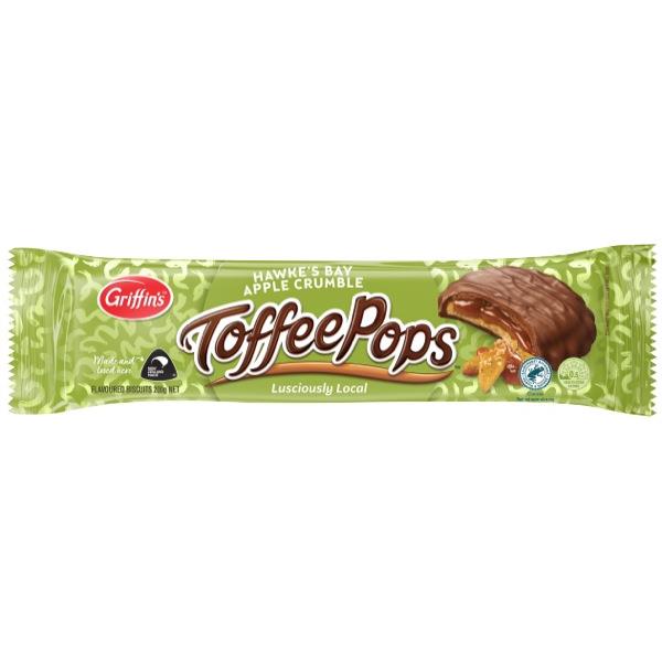 Griffin's Toffee Pops Biscuits Hawke's Bay Apple Crumble 200g