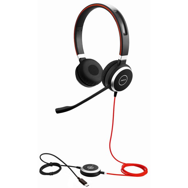 HEADSET WIRED JABRA EVOLVE 40 UC STEREO USBC OfficeMax NZ