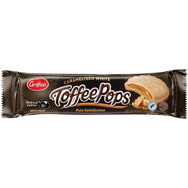 Griffin's Toffee Pops Caramelised White Chocolate 200g OfficeMax NZ