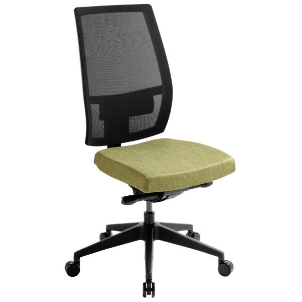 Eden Office Stance Task Chair Mesh Back Keylargo Fabric/Grass/Black