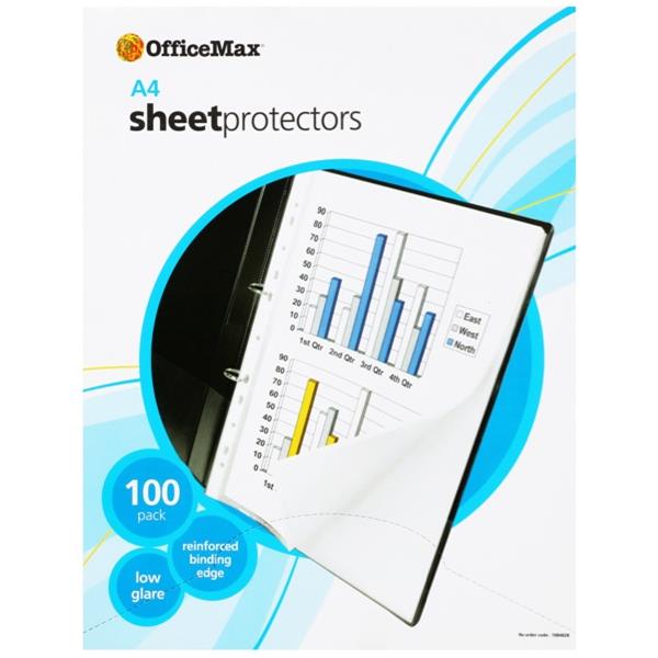 OfficeMax Copysafe Pockets A4, Box of 100 OfficeMax NZ