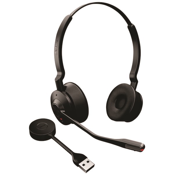 Jabra Engage 55 UC Stereo USBA Wireless Headset OfficeMax NZ