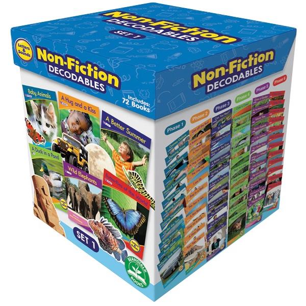 Junior Learning Letters & Sounds Non-Fiction Set One Boxed Set, Set of ...