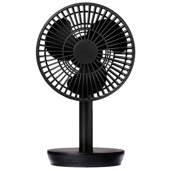 Goldair Rechargeable Personal Desk Fan 15cm Black OfficeMax NZ
