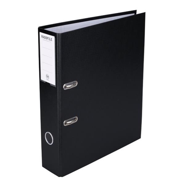 FM Radofile Lever Arch File Foolscap Black OfficeMax NZ