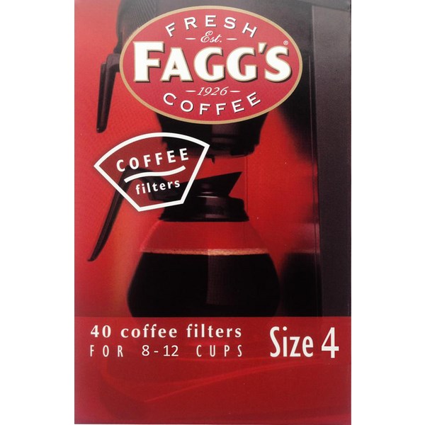 COFFEE FILTER PAPERS FAGG'S 230MM X 150MM PK/40 OfficeMax NZ
