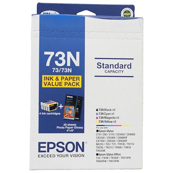 Epson 73N Ink Cartridges Value Pack OfficeMax NZ