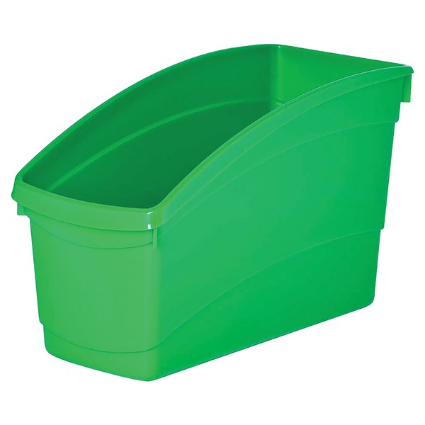 EC Plastic Book and Storage Tub Green OfficeMax NZ