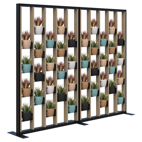 Connect Freestanding Plant Wall Incl Artificial Plants Room Divider