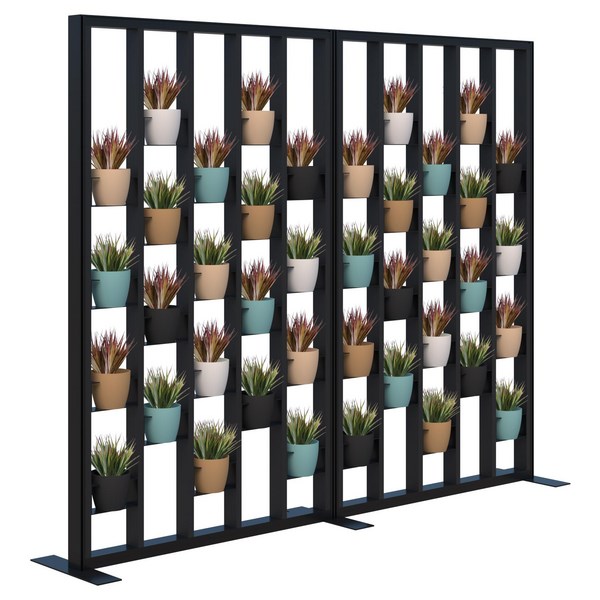 Connect Freestanding Plant Wall Incl Artificial Plants Room Divider
