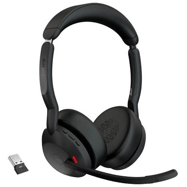 Jabra Evolve2 55 Link380a UC Stereo USBA Wireless Headset OfficeMax NZ