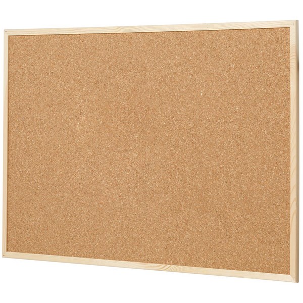 Quartet Cork Board Pine Frame 600x900mm OfficeMax NZ