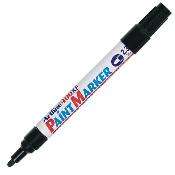 Artline 400XF Black Paint Marker Medium Tip OfficeMax NZ