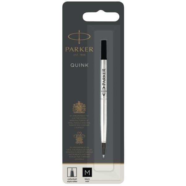 Parker Black Rollerball Pen Refill Medium Tip OfficeMax NZ
