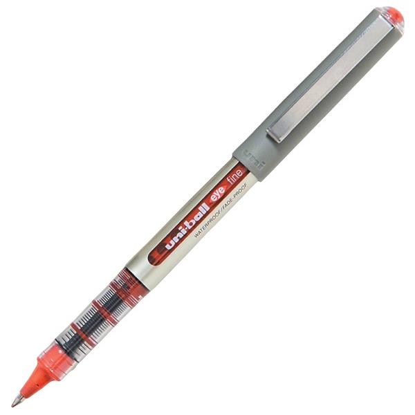 Uniball Eye UB157 Red Rollerball Pen Fine Tip OfficeMax NZ