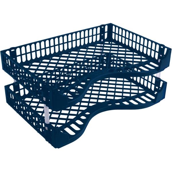Bic Document Trays, Navy, Pack of 2 OfficeMax NZ