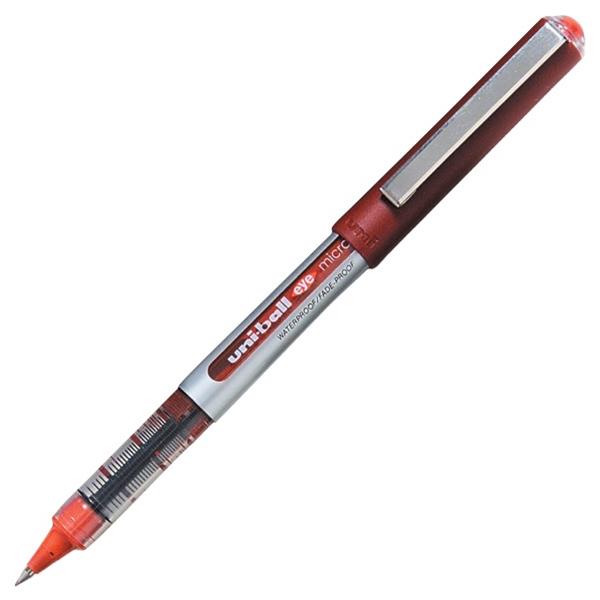 uniball Eye UB150 Red Rollerball Pen Micro Fine Tip OfficeMax NZ