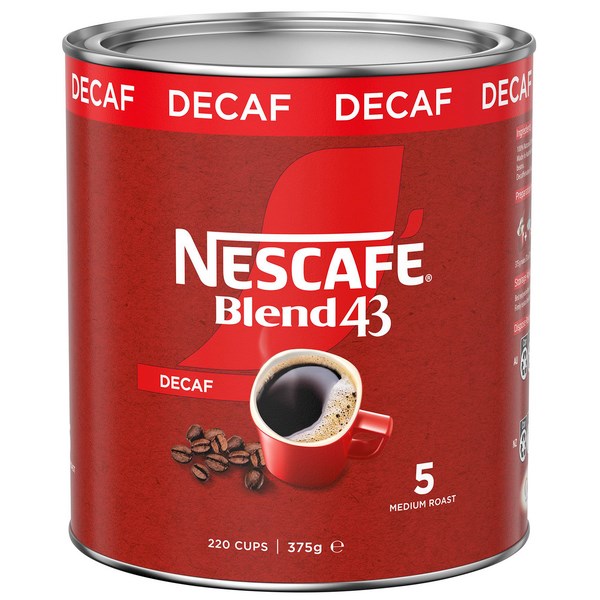 NESCAFE Decaffeinated Instant Coffee 375g OfficeMax NZ