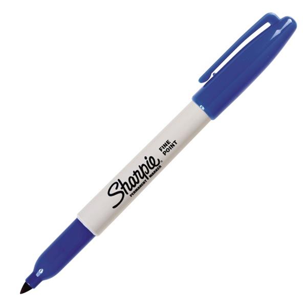 Sharpie Blue Permanent Marker Fine Tip OfficeMax NZ