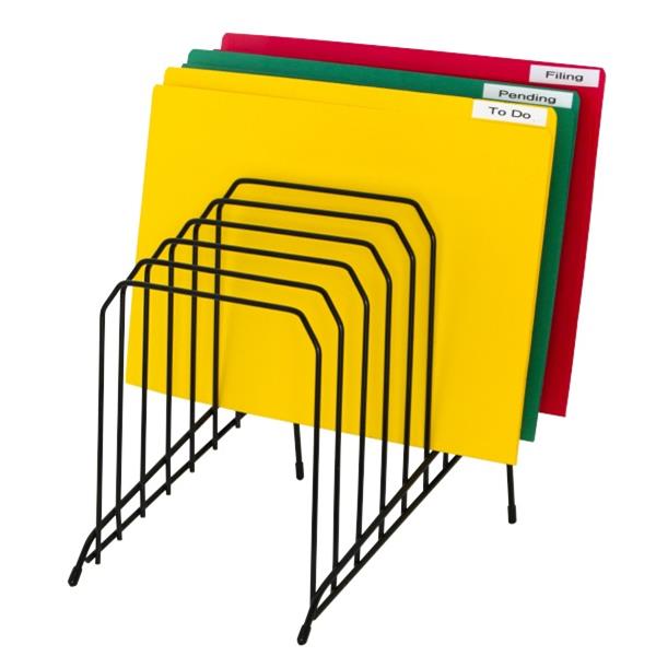 OfficeMax File Rack, 8 Slot, Black OfficeMax NZ