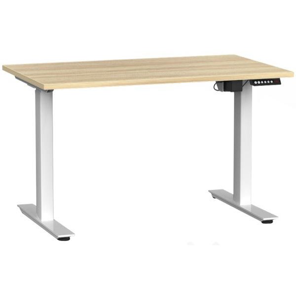 Agile 2 Electric Single User Height Adjustable Desk 1200mm Atlantic Oak