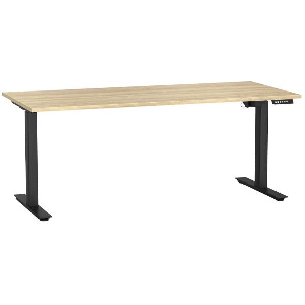 Agile 2 Electric Single User Height Adjustable Desk 1800mm Atlantic Oak