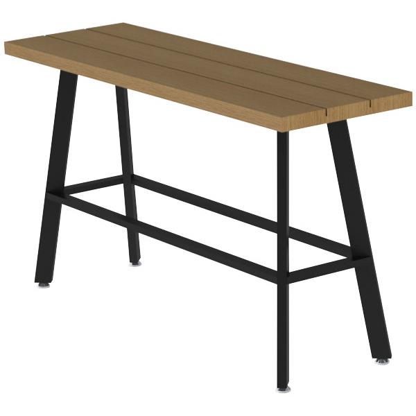 Luca Outdoor Bench For 1800mm Luca Outdoor Leaner Table Rosawa/Black OfficeMax NZ