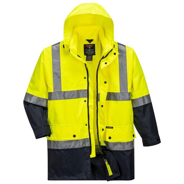 Portwest Eyre Jacket Reflective Tape Yellow/Navy Medium | OfficeMax NZ