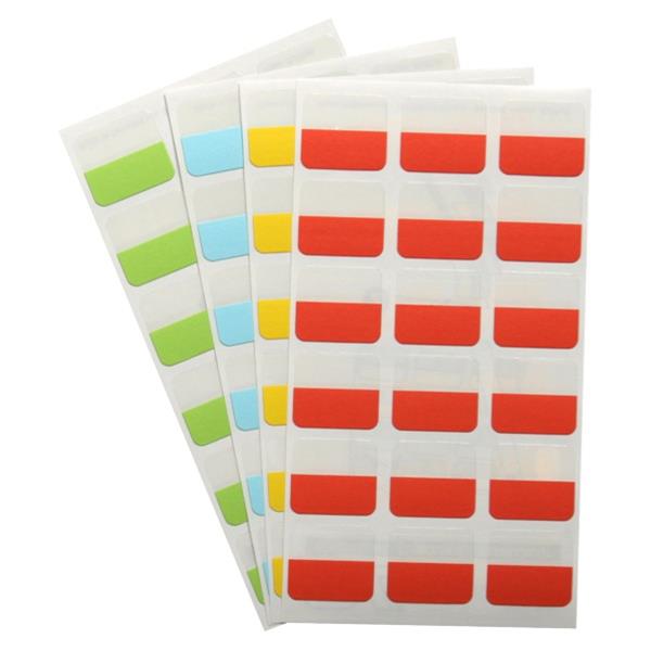 3L Index Tabs 25mm Assorted Colours 72 Tabs OfficeMax NZ