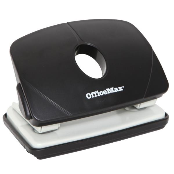 OfficeMax 2 Hole Punch Small Black OfficeMax NZ