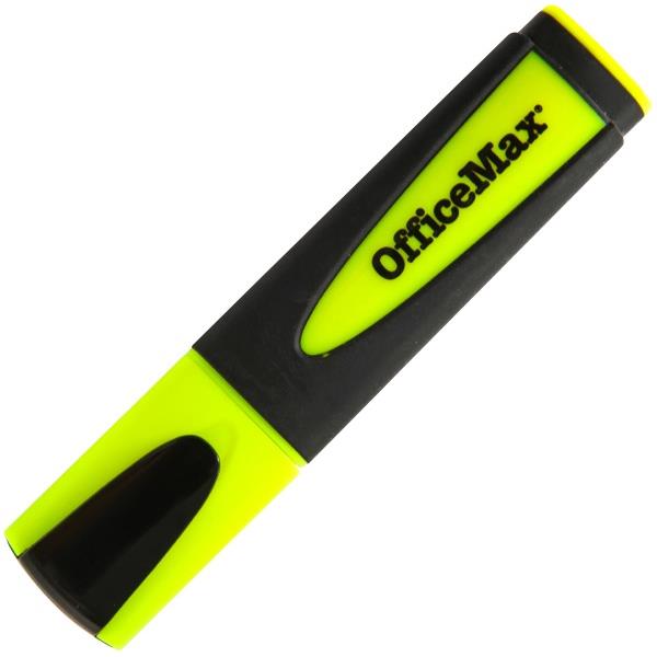 OfficeMax Yellow Text Highlighter Chisel Tip OfficeMax NZ