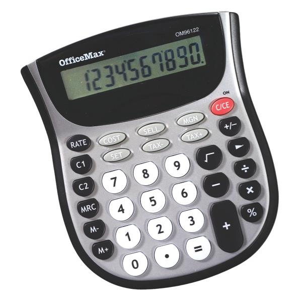 OfficeMax OM96122 Desktop Calculator 10 Digit Medium OfficeMax NZ