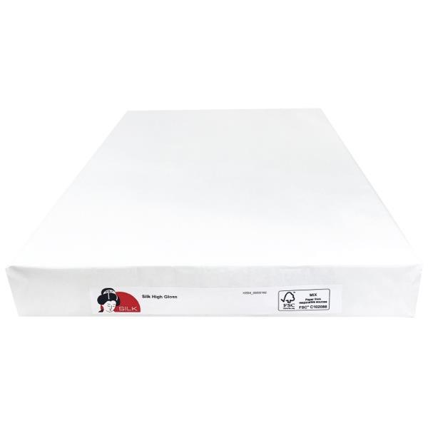 Silk SRA3 300gsm Short Grain High Gloss Laser Paper, Pack of 125 OfficeMax NZ