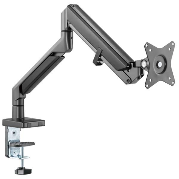 MONITOR ARM BRATECK SINGLE 1732" DESK MOUNT SPACE GREY OfficeMax NZ