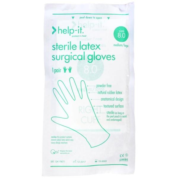 GLOVES LATEX FIRST AID DISPOSABLE SINGLE PAIR MED/LRG OfficeMax NZ