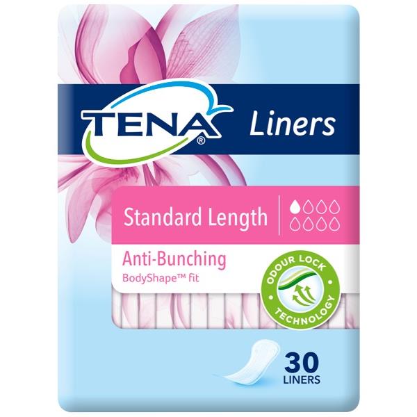 TENA Incontinence Liners Women's Standard Length, Pack of 30 OfficeMax NZ