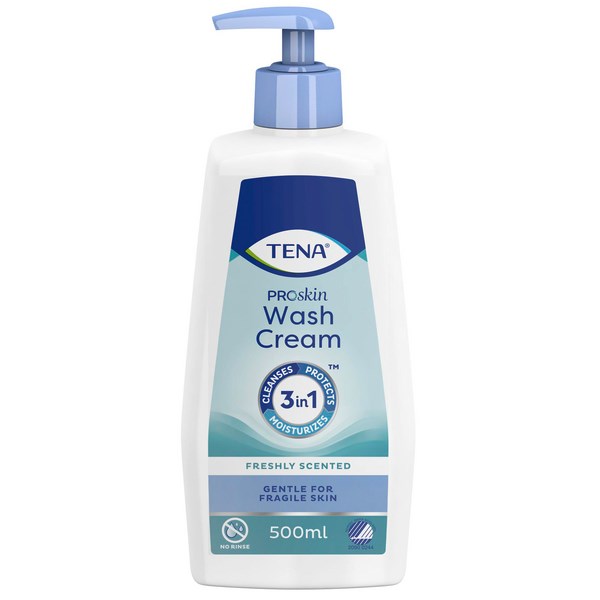 TENA ProSkin Incontinence Wash Cream 500ml OfficeMax NZ