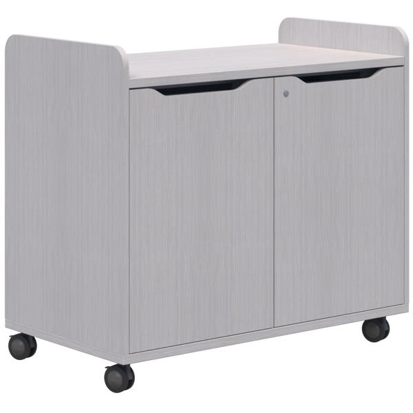 Accent Ako Store & Charge Cupboard 1000mm Silver Strata OfficeMax NZ