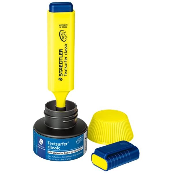 Staedtler Textsurfer Highlighter Refill Pot Yellow OfficeMax NZ