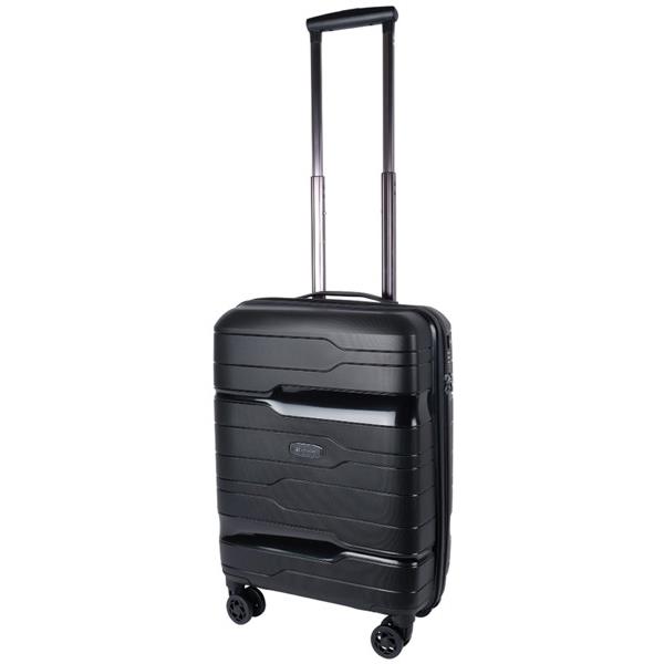 Voyager Piha Suitcase 8 Wheel Cabin Black OfficeMax NZ