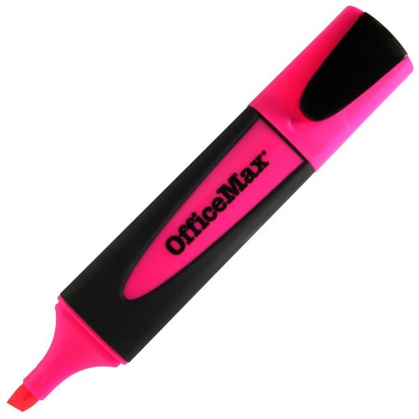 OfficeMax Pink Text Highlighters Chisel Tip, Pack of 6 OfficeMax NZ