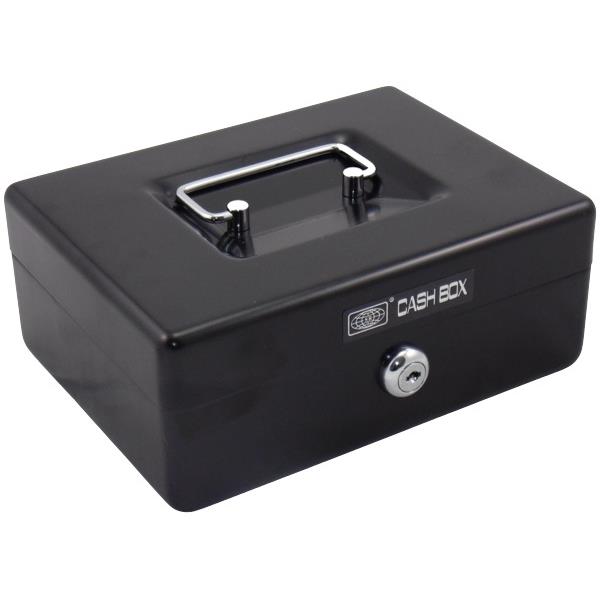 Acme Cash Box 200mm Black OfficeMax NZ