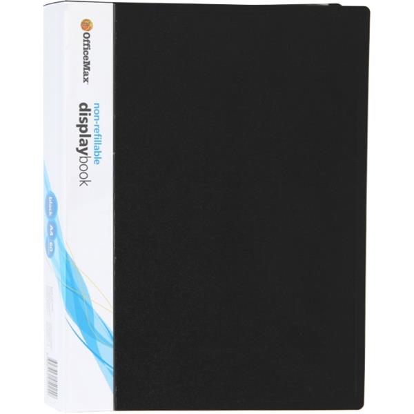 OfficeMax A4 Display Book 60 Pocket Black OfficeMax NZ