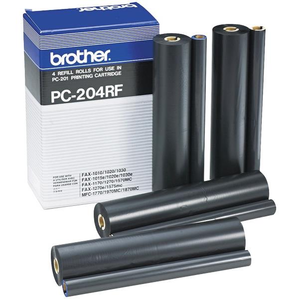 Brother PC204RF Thermal Fax Cartridge Refills, Pack of 4 OfficeMax NZ